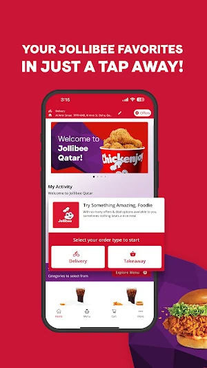 Jollibee Qatar Screenshot 0