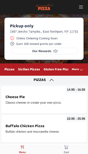 Mozzarella's Pizza Screenshot 1