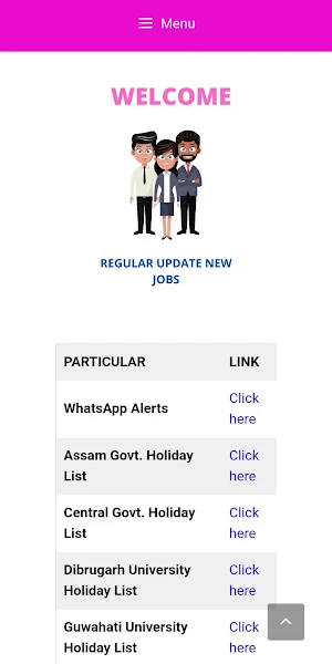 NEGJ.IN - North East Govt. Job Screenshot 1