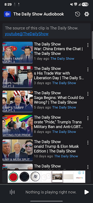 The Daily Show Audiobook Screenshot 1