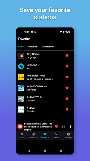 Music FM Radio & Podcasts Screenshot 2