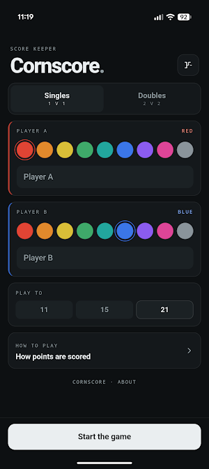 ScoreToss: Outdoor games Screenshot 0