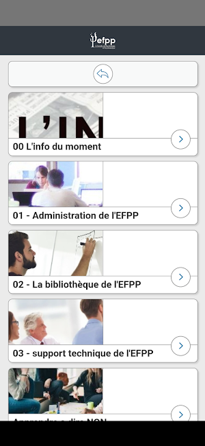 EFPP app Screenshot 3