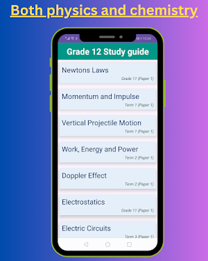 Physical Science grade 12 Screenshot 0