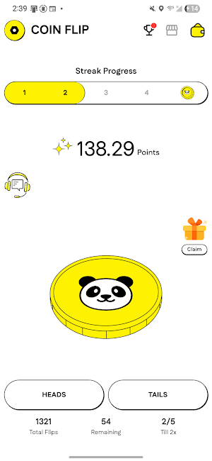 Coin Flip - Heads or Tails Screenshot 0