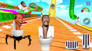 Toilet Stunt Driving Challenge Screenshot 3
