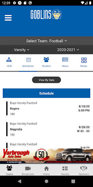 Harrison Goblins Athletics Screenshot 3