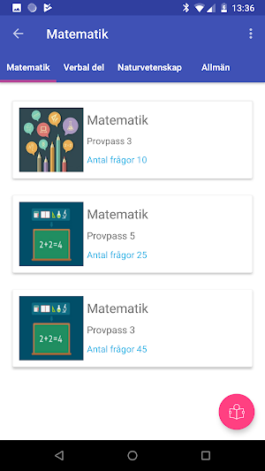 Högskoleprovet Screenshot 1