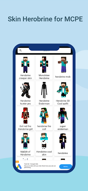 Herobrine Skins 3D Screenshot 0