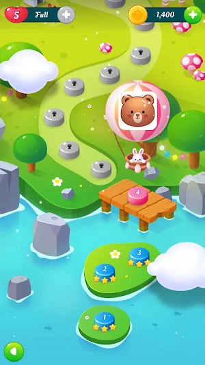 Candy Bear Swipe Quest Screenshot 1