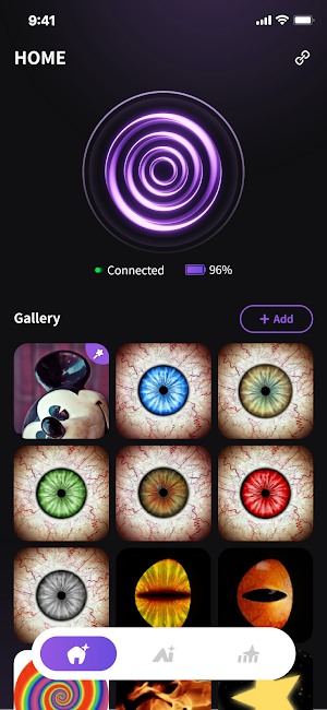 AI Eyes LCD Screenshot 0