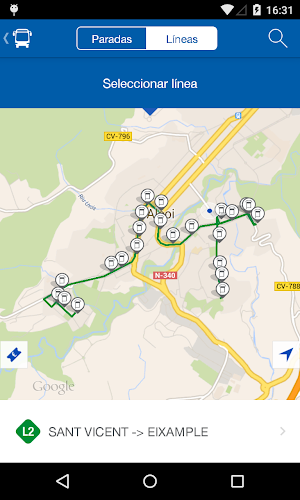 Alcoi Bus - App Oficial Screenshot 2