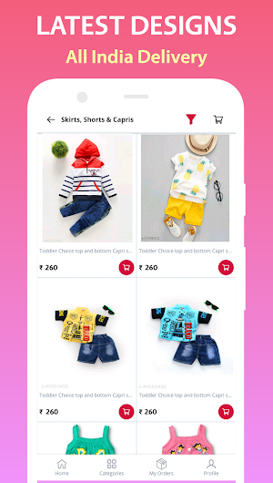 Kids shopping app - buy online Screenshot 2