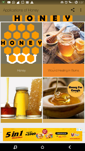 Applications Of Honey Screenshot 0