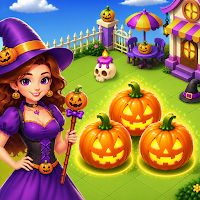 Halloween Merge Puzzle Game