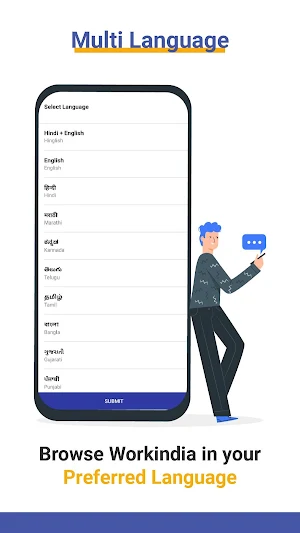 WorkIndia Job Search App - Free HR contact direct Screenshot 1