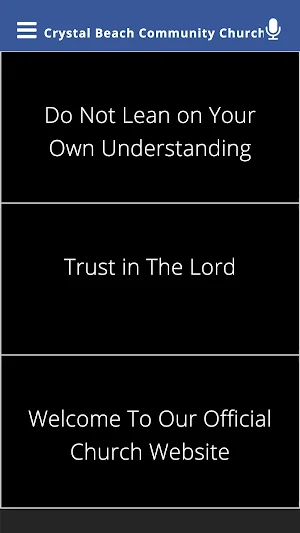 Crystal Beach Community Church Screenshot 1