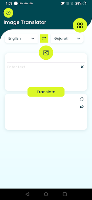 Camera Voice Text Translator Screenshot 1