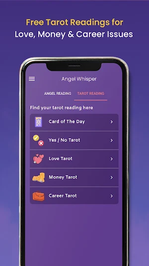 Angel Reading Cards Screenshot 2