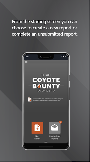 Coyote Bounty Reporter Screenshot 0