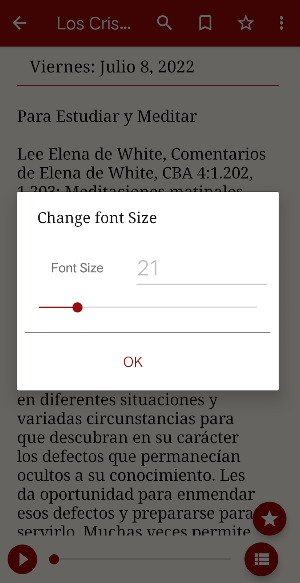 Spanish Sabbath School Lesson Screenshot 0