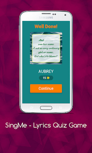 SingMe Lyrics Quiz Earn Cash Screenshot 1