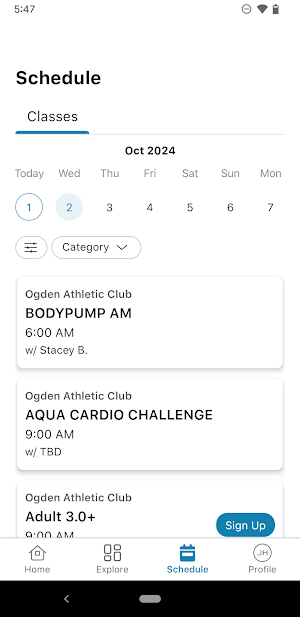 The Ogden Athletic  Club - CAC Screenshot 2