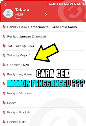 Cara Cek Nomor Hp Penipu Spam Screenshot 3