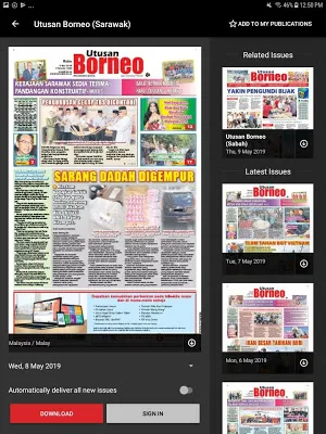Utusan Borneo Screenshot 0