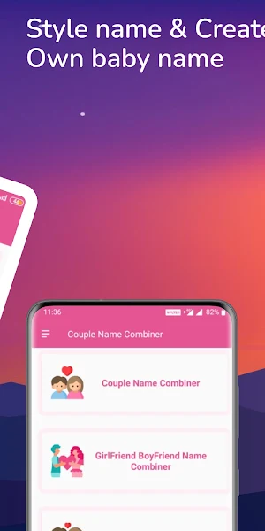 Couple Name Combiner - Baby Name (MOM+DAD=BABY) Screenshot 2
