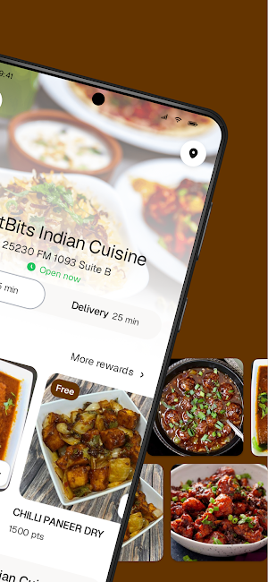 HotBits Indian Cuisine Screenshot 1