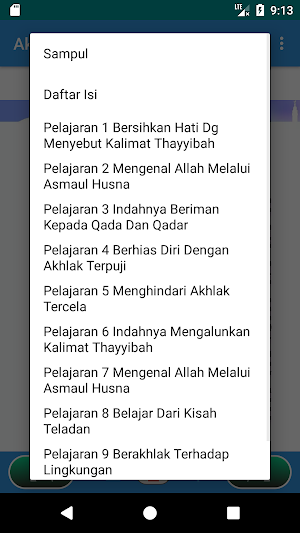 Aqidah Akhlak MI Kelas 6 Screenshot 1