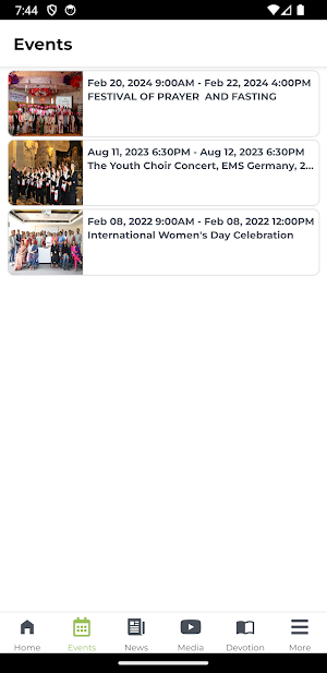 CNI Church App Screenshot 1