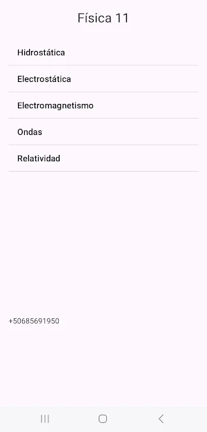 Calculadora Física 11 Screenshot 0