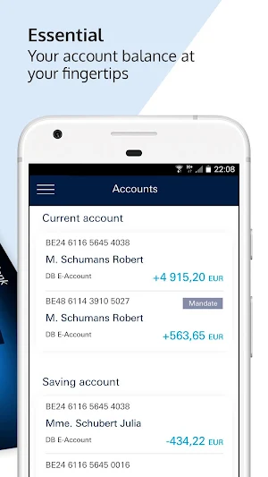 MyBank Belgium Screenshot 2