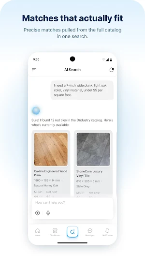 Ondustry B2B Flooring Platform Screenshot 2