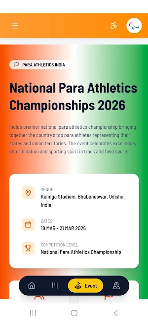 Paralympic India Screenshot 1