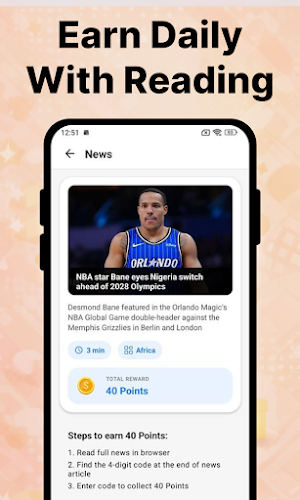 NewsCash: Read to Earn Money Screenshot 2