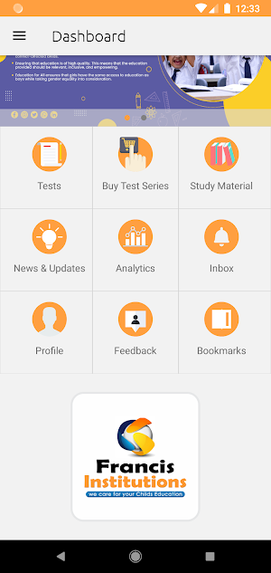 FRANCIS INSTITUTIONS Screenshot 3