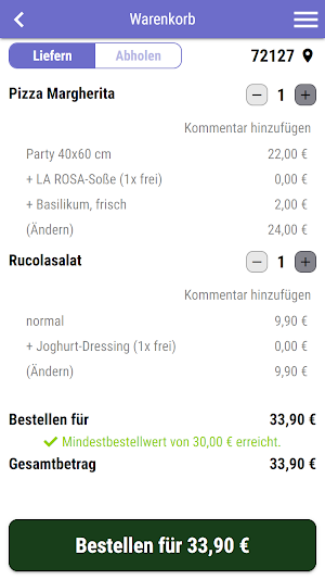 Manu's Burger & Pizza Screenshot 1