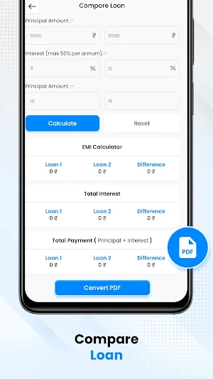 Easy EMI Loan Calculator Screenshot 3