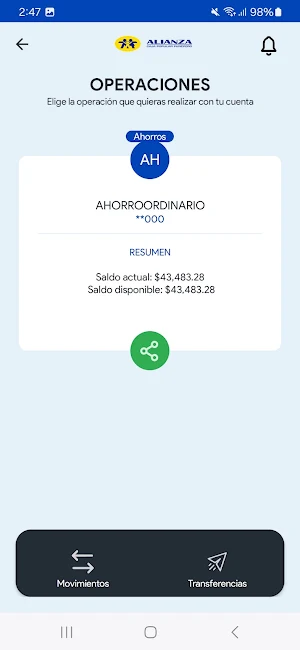 Alianza Móvil Purépero Screenshot 3