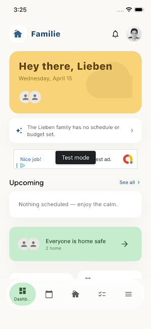 Familie — Your Family Hub Screenshot 1
