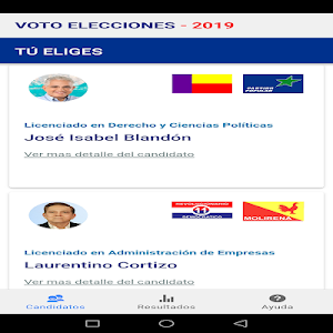 Voto Elecciones 2019 Screenshot 1