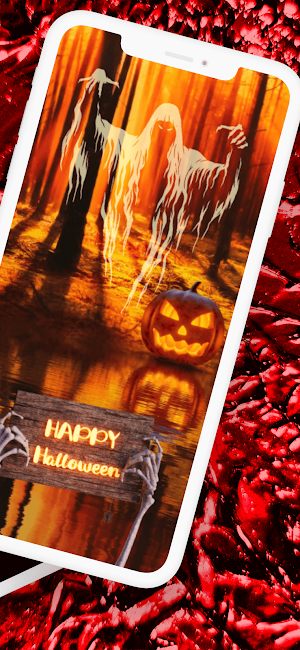 Halloween Skull Wallpaper HD Screenshot 1