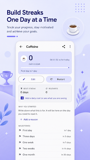 Sober Day Counter Screenshot 2