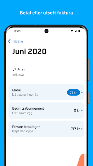 Mitt Telenor Screenshot 2