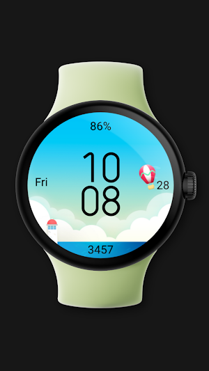 Summer Time Watch Face Screenshot 1