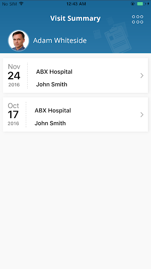 DOC-AID PHR Screenshot 0