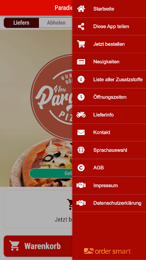 Paradies Pizza Screenshot 2